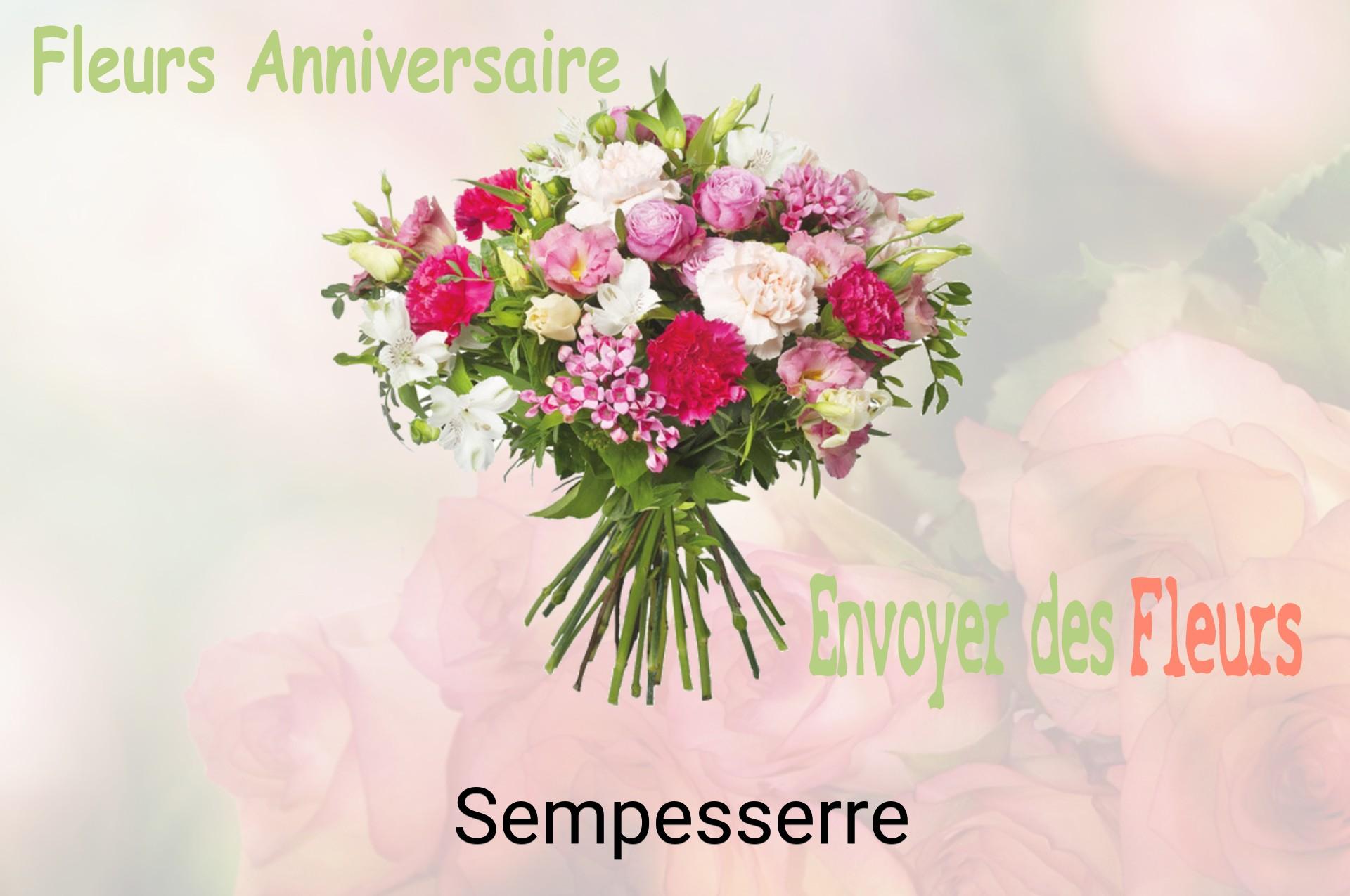 Bouquet de fleurs d’anniversaire livré à Sempesserre